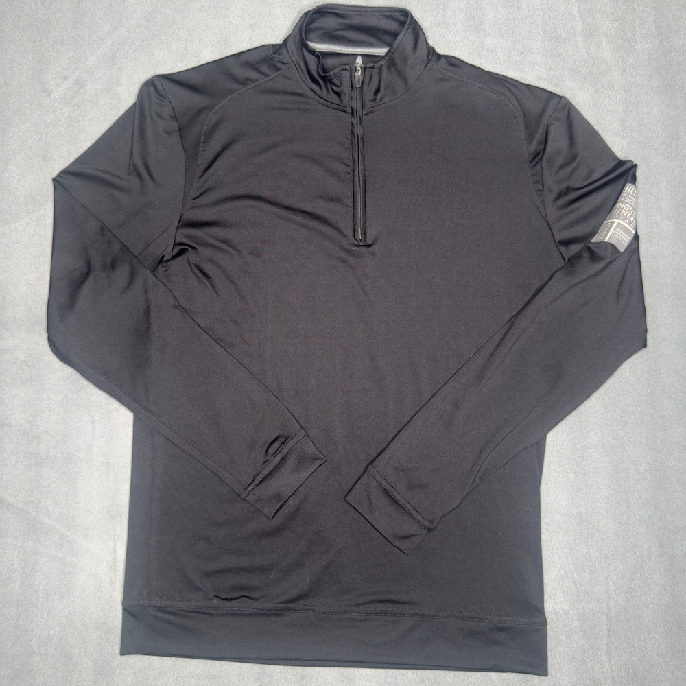 Johnnie-O Prep-Formance Mens Small Black 1/4 Pullover Chilton Pro-Am 2018